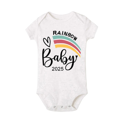 Baby Coming Soon 2025 Announcement Newborn Bodysuit Baby Romper Summer