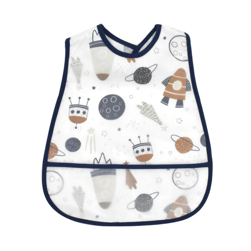 2023New Cartoon Pattern EVA Waterproof Pocket Lunch Feeding Bibs