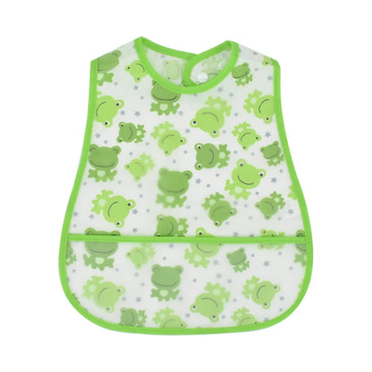 2023New Cartoon Pattern EVA Waterproof Pocket Lunch Feeding Bibs